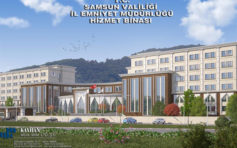 samsun valiligi il emniyet mudurlugu hizmet binasi interfiks